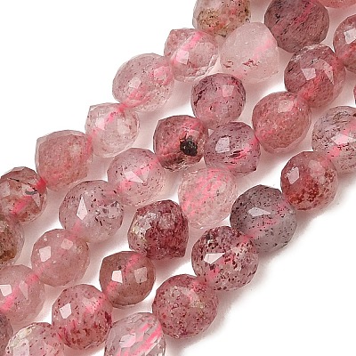Natural Strawberry Quartz Beads Strands GG-CBA9A7F-A01-1