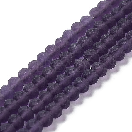 Transparent Glass Beads Strands EGLA-A034-T6mm-MD15-1