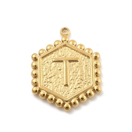 201 Stainless Steel Pendants STAS-R227-01T-G-1