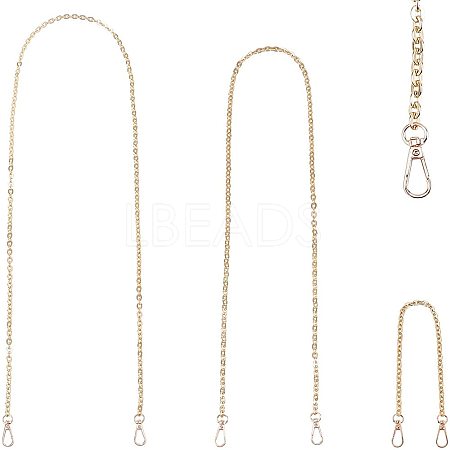3 Strand 3 Style Iron Chain Bag Strap FIND-WR0002-63-1