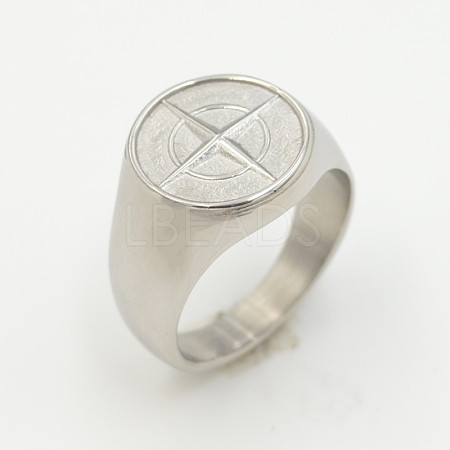304 Stainless Steel Finger Rings FS-WG5F41B-64-1