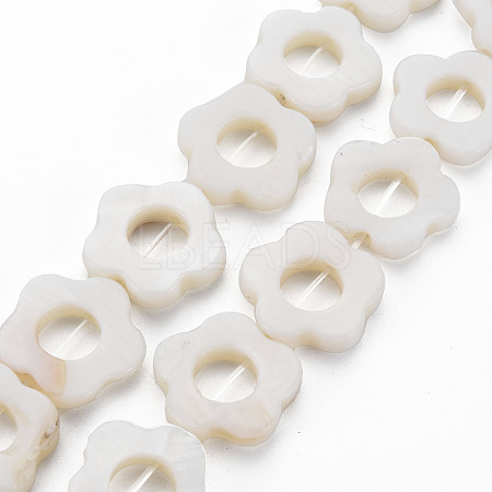 Freshwater Shell Beads Frames Strands LS-SHEL-T009-14A-1