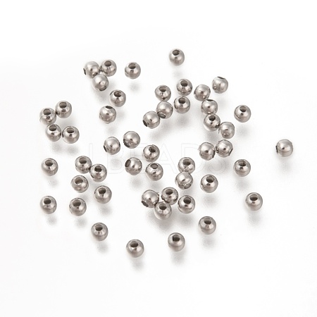 Round 316 Surgical Stainless Steel Spacer Beads STAS-N032-02-3mm-1
