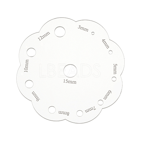 1Pc Acrylic Measuring Tools DIY-BC0014-13-1