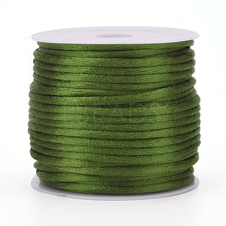 (Clearance Sale)Nylon Satin Rattail Cords NWIR-L006-1mm-10-1