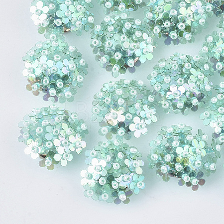PVC Paillette Cabochons FIND-S321-01D-1