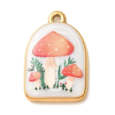 Printed 304 Stainless Steel Pendants SA-CBA9CF9-02G-F-1
