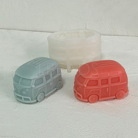 Bus Candle Silicone Molds DIY-L072-008-1