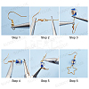 SUNNYCLUE 181Pieces DIY Glass Earring Making Kits DIY-SC0015-15-4