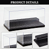 2-Tier Acrylic Minifigure Display Cases ODIS-WH0027-047C-4