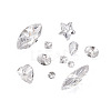 Craftdady 7 Style Cubic Zirconia Cabochons ZIRC-CD0001-07-14