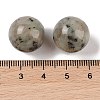 Natural Sesame Jasper No Hole Sphere Beads G-K353-04D-36-3