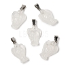 Natural Quartz Crystal Pendants G-B127-10P-17-2