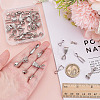 48Pcs 6 Styles Brass Ice Pick Pinch Bails KK-ME0002-93P-3