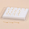 20Pcs Round Brass Nose Studs WGFA8C5-04-3