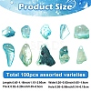 100Pcs Natural Akoya Shell Big Pendants SHEL-YW0001-23-3
