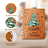Wooden Commemorative Cards Book WOOD-WH0045-06-3