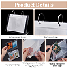 3 Inch Acrylic Desk Calendar Storage Photo Albums Stands AJEW-WH0819-011A-3