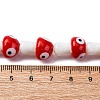 Handmade Evil Eye Lampwork Beads Strands LAMP-S069-01C-4