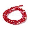 Imitation Jade Glass Beads Strands EGLA-A034-T2mm-MB07-3