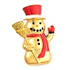 Christmas Theme Alloy Enamel Brooches JEWB-S022-05B-G-1