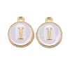 Golden Plated Alloy Charms LS-ENAM-S118-01I-1