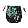 Chinese Style Brocade Drawstring Gift Blessing Bags PW-WG932CA-04-1