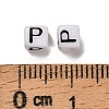 Opaque Acrylic Beads OACR-S076-01P-3