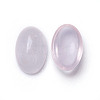 Natural Rose Quartz Cabochons G-F605E-01A-2