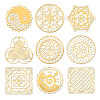 Nickel Decoration Stickers DIY-WH0450-009-1
