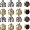 Tibetan Style Alloy Cord Ends TIBEP-CA0001-01-NR-1