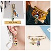 Alloy Enamel Pendants ENAM-CJ0001-37-7