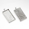 Alloy Pendant Cabochon Settings X-PALLOY-2418-AS-LF-5