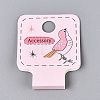 Fold Over Cardboard Paper Jewelry Display Cards for Necklace & Bracelet Storage CDIS-N004-16-3