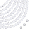 5 Strands Synthetic Lava Rock Round Beads Strands G-PA0002-40-1