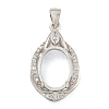 925 Sterling Silver Pendant Cabochon Settings STER-B005-30P-1