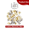 40Pcs 2 Colors Iron Pendants IFIN-FH0001-84-2