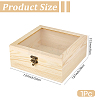 Wooden Storage Boxes WOCR-CL0001-01B-2