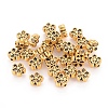 Tibetan Style Alloy 3D Flower Beads GLF0476Y-1