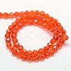 Faceted(32 Facets) Round Glass Beads Strands X-EGLA-J042-4mm-16-2