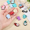 16Pcs 16 Styles Medical Theme Food Grade Eco-Friendly Silicone Focal Beads SIL-CA0003-31-3