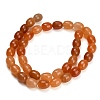 Natural Red Aventurine Beads Strands GG-CBA792A-F01-8x10mm-5