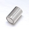 Tarnish Resistant 304 Stainless Steel Magnetic Clasps with Glue-in Ends STAS-M200-C-01-3