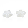 ABS Plastic Imitation Pearl Beads X-OACR-T018-07-3
