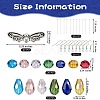 DIY Faceted Beads Earring Making Kit DIY-SZ0007-70-7