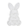 Easter Theme Rabbit with Word Pattern DIY Silicone Table Lamp Molds SIMO-G008-02B-2