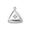 304 Stainless Steel Rhinestone Pendants STAS-L022-447P-1