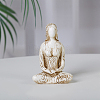 Resin Yoga Woman Prayer Statue DJEW-PW0013-55A-04-1