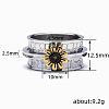 Sunflower Zinc Alloy Finger Rings FS-WGCE082-05-4