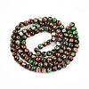 Baking Paint Glass Beads Strands DGLA-N003-8mm-B07-3